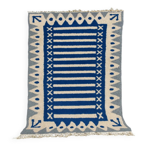 Handgefertigter traditioneller Teppich 250cm x 150cm Marokkanisch