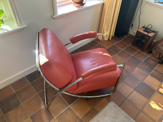 Image 1 of Fauteuil Kembo vintage à structure tubulaire