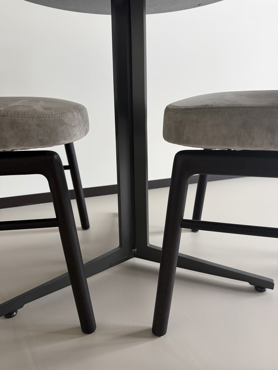 Image 1 of Table Flexform Fly et chaises Vesta