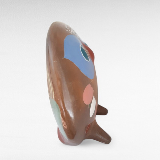 Image 1 of Gufo in ceramica vintage, Tonalá Messico, anni '70, H37cm
