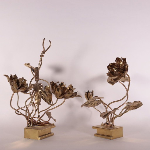 Pair of Maison Jansen Style Sculptures – decoratieve objecten, Brass