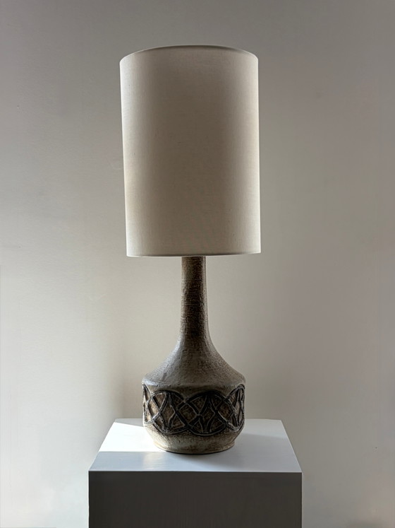 Vintage Deense keramische tafellamp – Tafellampen, Metal, Ceramic (photo 5 of 5)