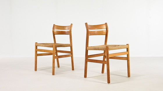 Image 1 of Børge Mogensen, set van 6 BM-1 stoelen voor C.M Madsens Møbelfabrik