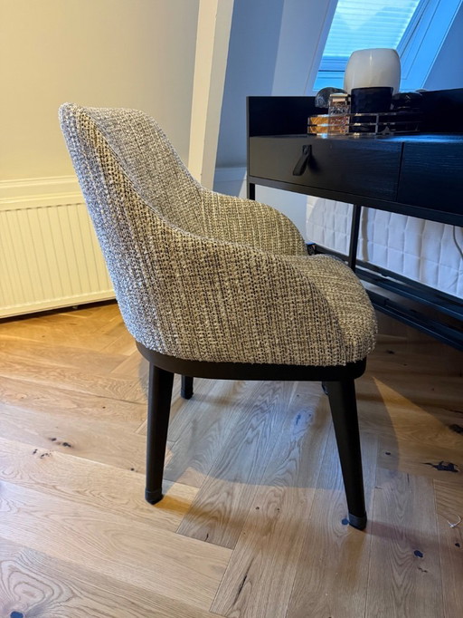 Sedia da pranzo Costa di Eichholtz Mademoiselle Beige