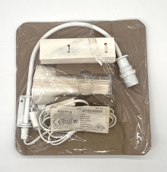 Image 1 of Rare vintage IKEA Allsång wall lamp in OVP 1990s