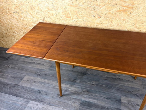 Image 1 of 1960s/70s Teak Dining Table, Danish Modern Design, Denmark