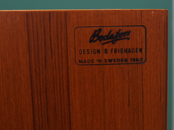 Image 1 of Teakholz-Schrank, skandinavisches Design, 1960er Jahre, Designer: Bertil Fridhagen, Manufaktur: Bodafors