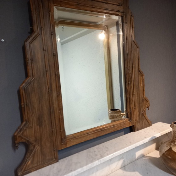 Image 1 of Antiek Frans Faux Bamboo dressoir