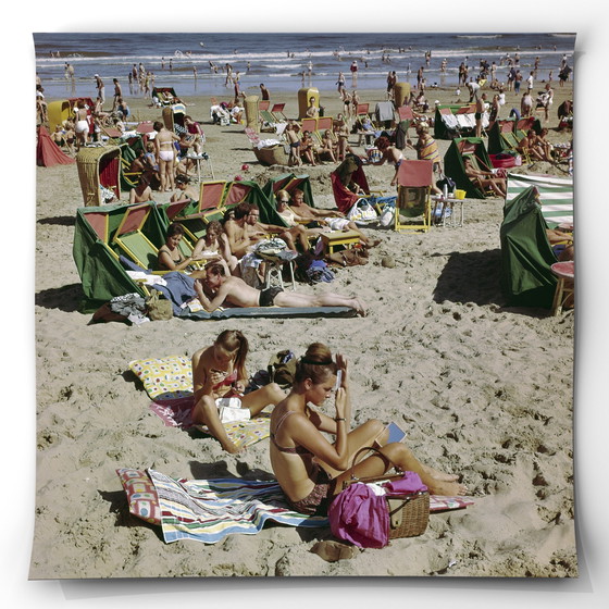 Image 1 of 1X  Fine Art Kleur Print | Zandvoort Aan Zee, 1962