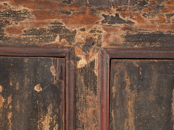 Buffet bas ancien style wabi sabi (c.1900) #24, Bois, Fer, Noir (photo 55 sur 57)