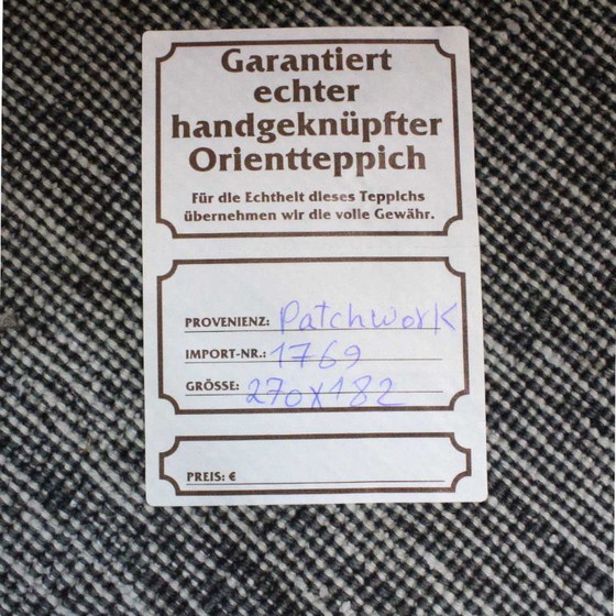 Image 1 of Persian rug patchwork carpet 270x182