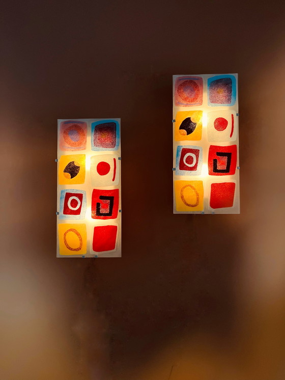 Image 1 of Set di lampade da parete Gyllen di Ikea