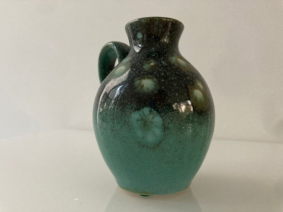Image 1 of Mid-century vase Silberdistel jade green