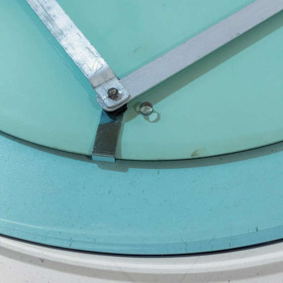 Image 1 of 1 miroir ovale vintage en verre biseauté, signé A. Lupi pour Cristal Luxor, Italie, 1970