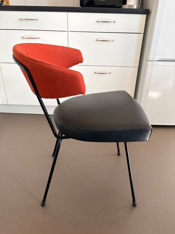 4 Design Eetkamerstoelen Slice - Bree's New World – Leer, Metaal (photo 3 of 5)