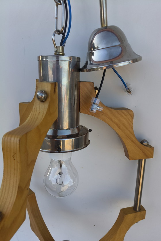 Prachtige Modernariat Design Hanglamp – Hanglampen, Glass, Metal (photo 8 of 10)