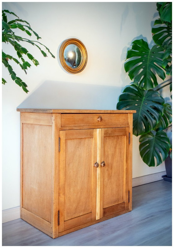 Image 1 of Parisian sideboard, light oak, 1950