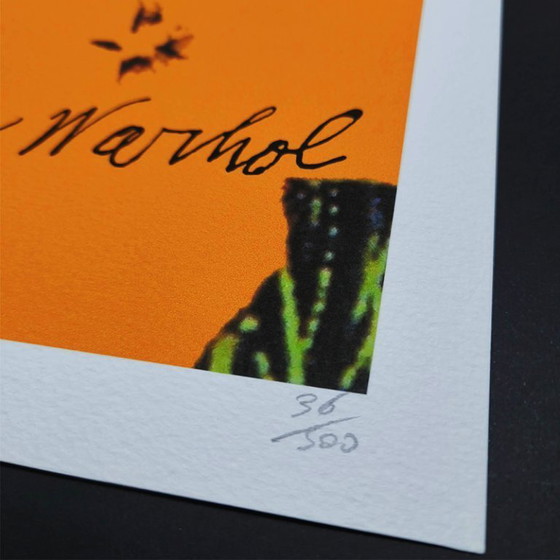 Image 1 of Lithographie d'Andy Warhol en édition limitée par CMOA, numérotée au crayon.