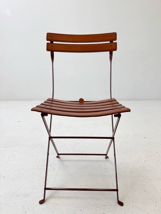 Set of 4 Celestina folding chairs by Zanotta, 1980s