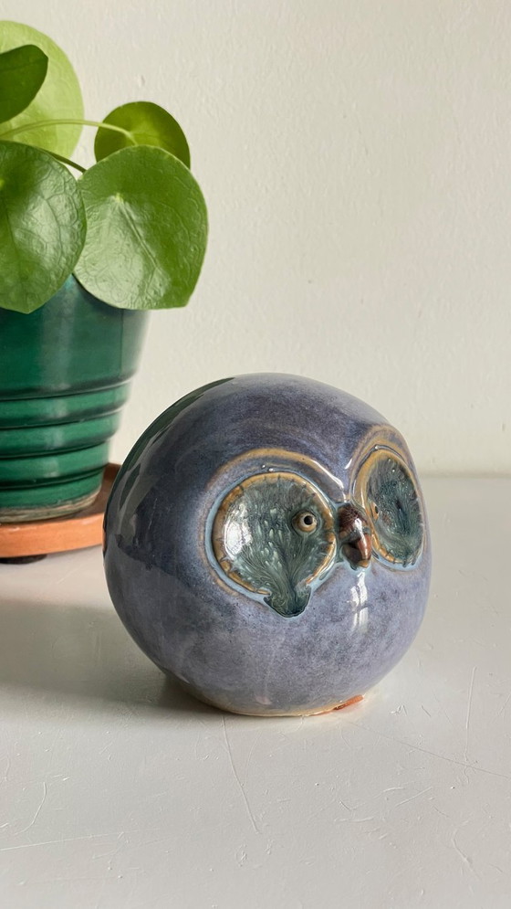 Image 1 of Vintage Handmade Ceramic Owl