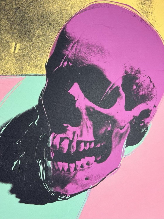 Image 1 of 1986 Carnegie Museum of Art After Andy Warhol "Skull" Lithograph