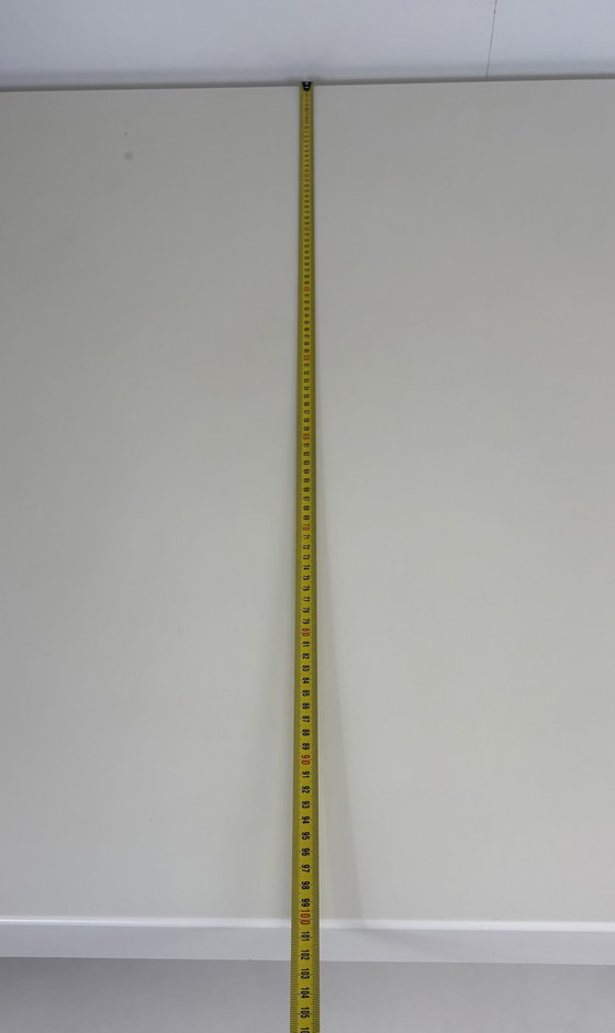 Image 1 of Vintage vierkante Japandi salontafel wit design Jan des Bouvrie 80s