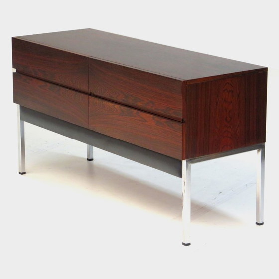 Image 1 of Vintage rosewood design sideboard with four drawers, 1960s