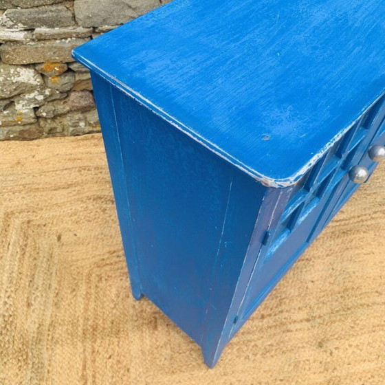 Blue Parisian Cabinet – High Boards, Wood (photo 6 of 14)