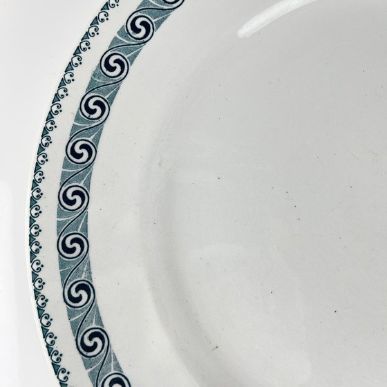 Image 1 of Piatto grande rotondo "Rachel" Moulins des loups & Hamage, terra di ferro