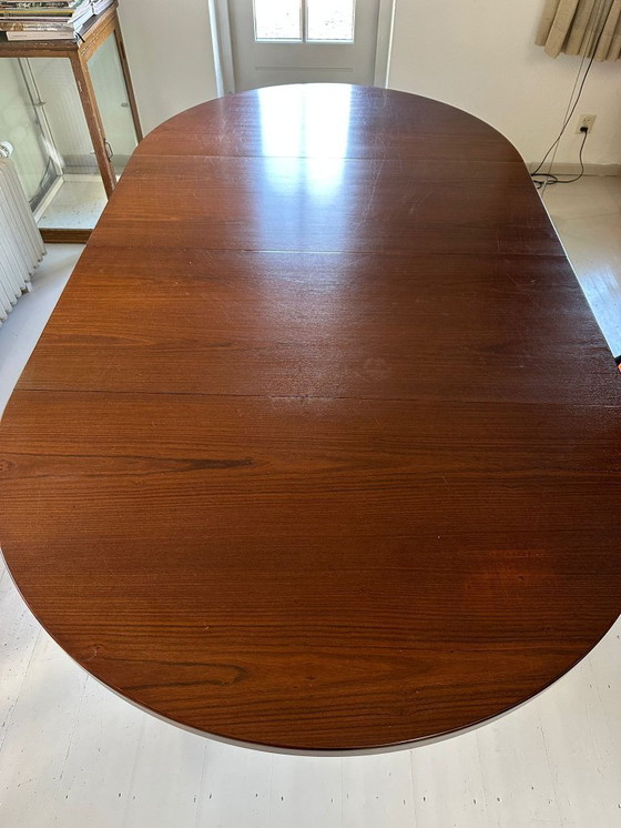 Image 1 of Table à manger à rallonge vintage danoise en bois de rose (Rosewood)