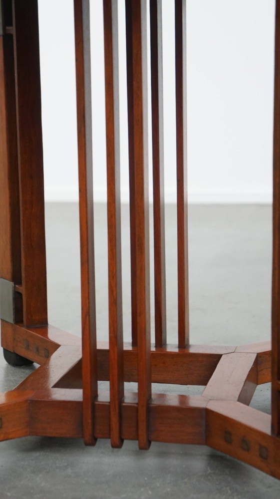 Image 1 of Mesa auxiliar/de centro redonda de diseño Art Déco Schuitema de la serie Decoforma