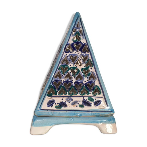 Fotoforo piramide in ceramica