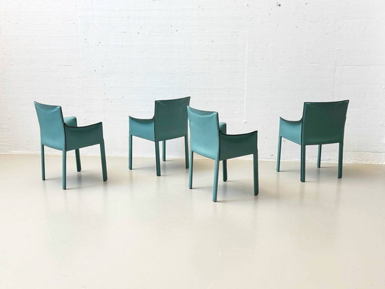 Image 1 of Set of 4 chairs model (Pasqualina) by Grassi & Bianchi for Enrico Pellizzoni