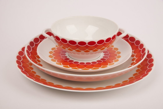 Image 1 of Vintage Melitta 4-delig servies, jaren 70