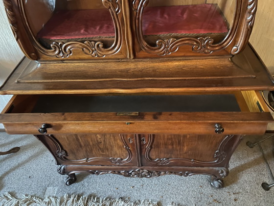 Image 1 of Vetrina Horrix 1860-1880 con etichetta Royal Quality