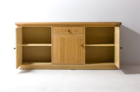 Dressoir van rotan uit de jaren 80 – Ladekasten, Wicker (photo 4 of 12)