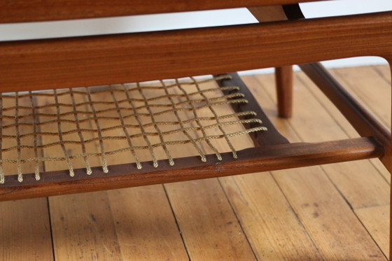 Vintage Scandinavische teakhouten Salontafel Hovmand Olsen, 1960, mogens kod, Bruin, Scandinavian (foto 6 van 7)