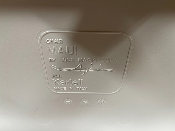 Image 1 of 6x Kartell Maui blanc