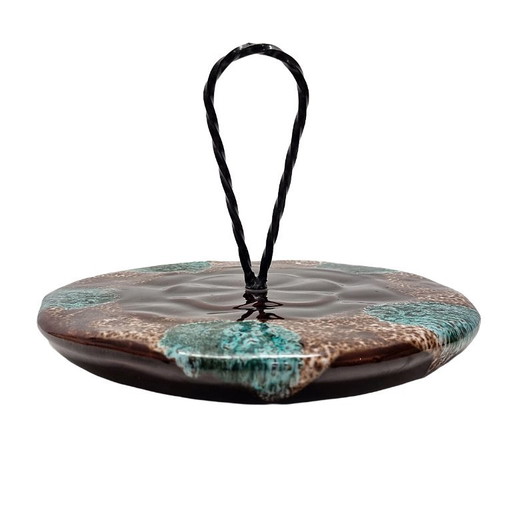 Assiette à fromage vintage en céramique Vallauris, années 60/70 – tafelaccessoires, Ceramic