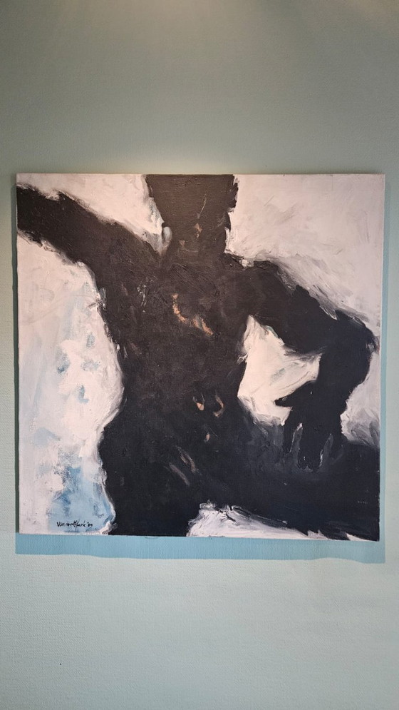 Image 1 of Figuratives Ölgemälde auf Leinwand - 100x100