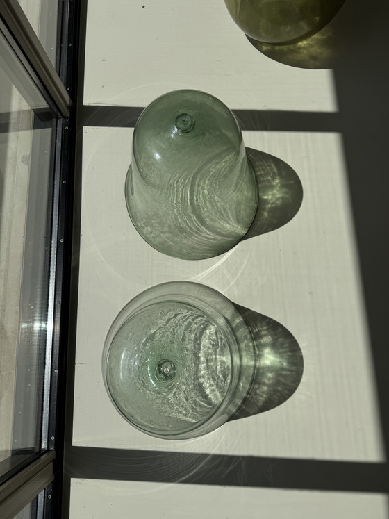 Set van 2 grote glazen lampen – Hanglampen, Glass (photo 3 of 5)