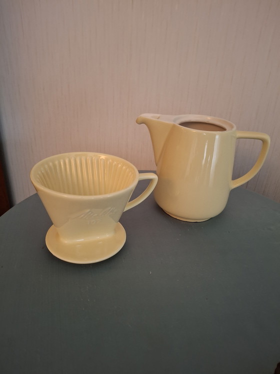Image 1 of Bellissimo set da caffè vintage Melitta 102 degli anni '60/'70. + piccolo Melitta