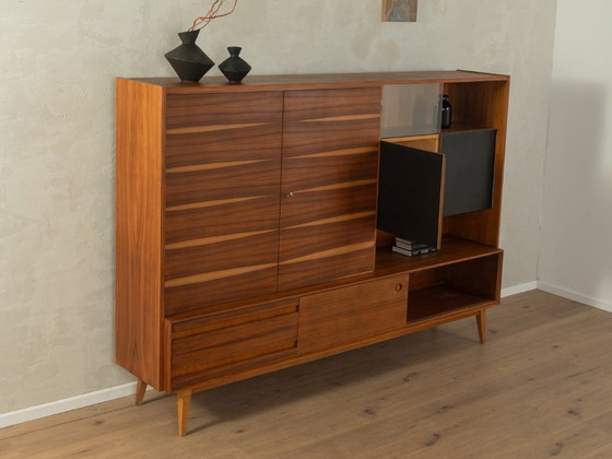 Image 1 of Credenza alta anni '60 con vetrina