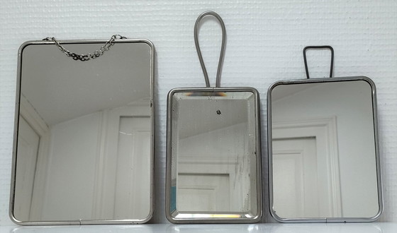 Image 1 of tre specchi da barbiere, inizio-metà del XX secolo