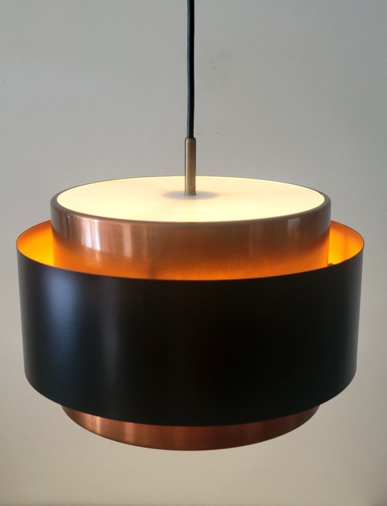 Fog & Mørup Saturn hanging lamp by Jo Hammerborg in copper & black, Danish design – Pendant lamps, Metal (photo 2 of 7)
