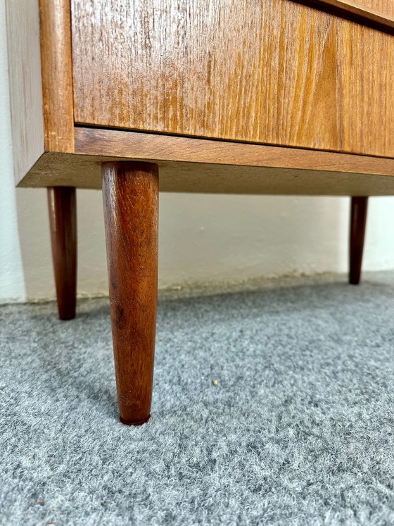 Danish Design Teak Chest of Drawers Johannes Larsen Denmark 1960s, Wood, Brown (photo 4 of 13)