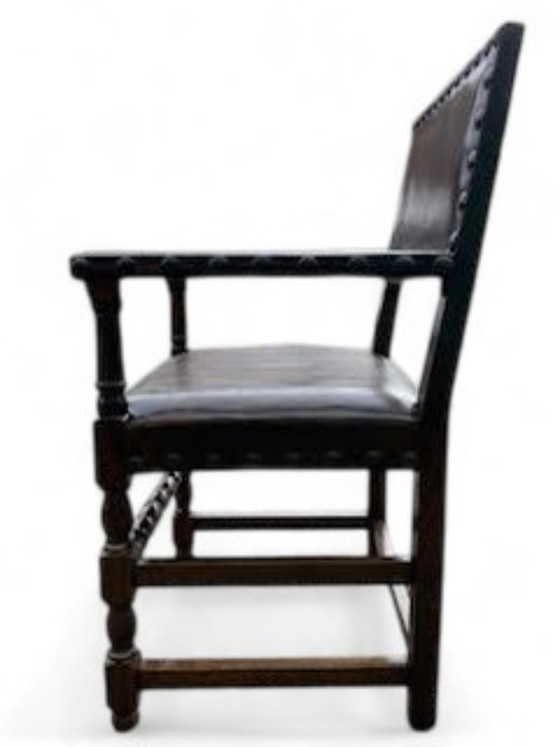 Image 1 of 8 sedie da castello antiche