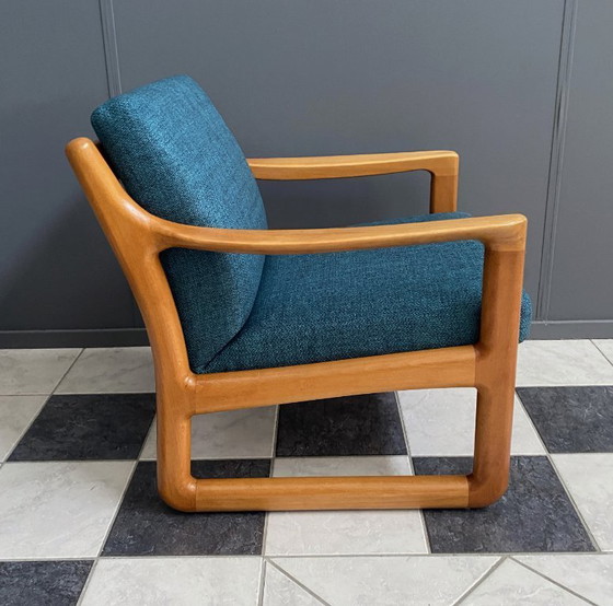 Image 1 of CFC Silkeborg arm chair by Johannes Andersen new green upholstery 1960s