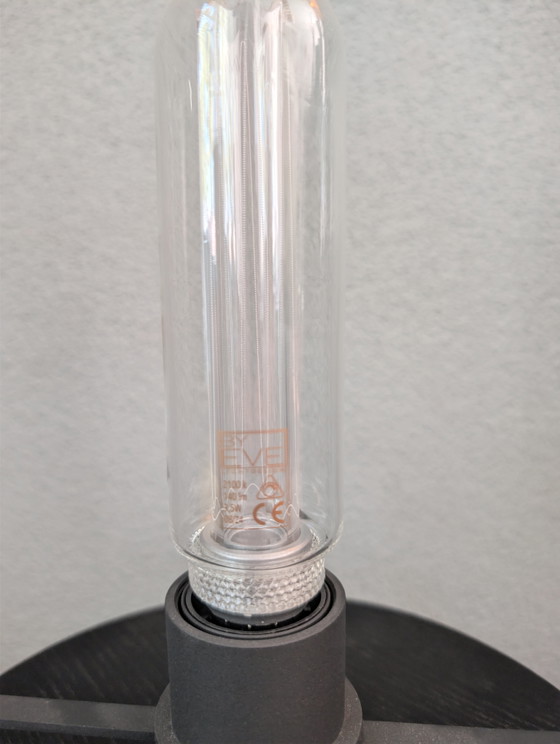 By EVE - Cylinder lamp including original By EVE light source – Table lamps, Textile, Wood (photo 8 of 10)
