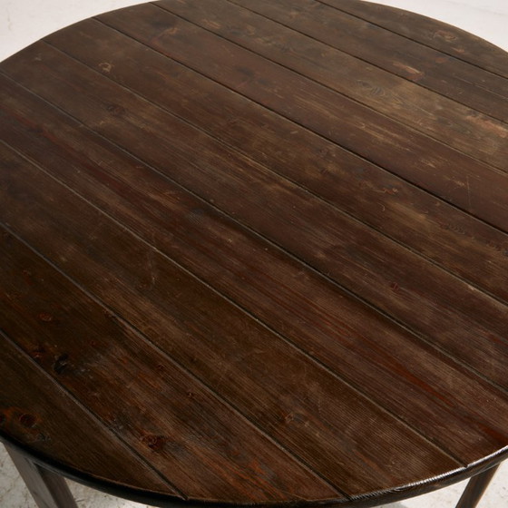 Image 1 of MK11666 Juego de comedor húngaro de pino de Mária Szedleczky, juego de 5 piezas